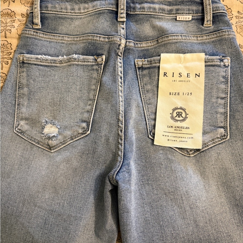 Risen Light Blue High-Rise Women's Jeans